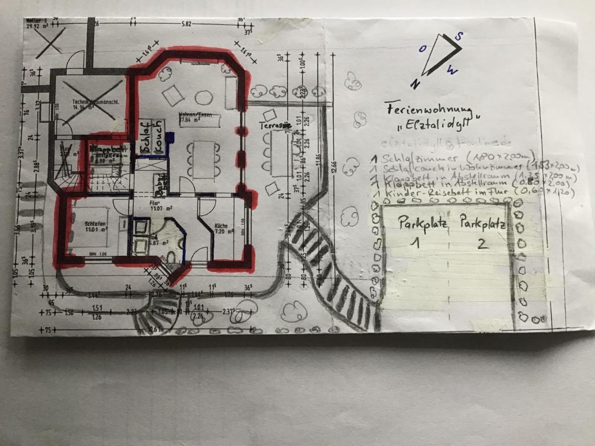 Attraktive Wohnung-Elztalidyll-Zwischen Mosel,Nuerburgring Und Burg Eltz Kollig Екстериор снимка